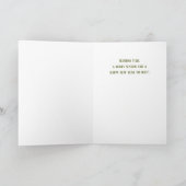 ウェスタンフロントドアとドッグカウボーイクリスマス シーズンカード (内部)