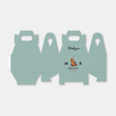 ウェスタンフローラカウボーイブートボホカントリーウェディング フェイバーボックス (折り畳みなし)