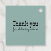 ウェスタンフローラカウボーイ素朴ハットカントリー結婚式 フェイバータグ (裏面)