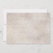 ウェスタンフローラブート誕生日招待状 招待状 (裏面)