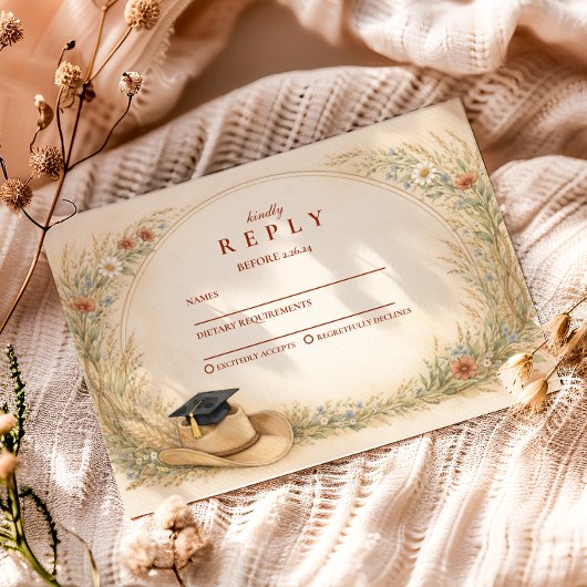 ウェスタンフローラル卒業パーティー 出欠カード