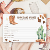 ウェスタンブライダルシャワーアドバイスとウィッシュ 便箋