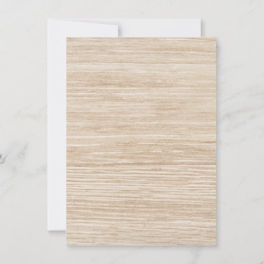 ウェスタンブライダルシャワーカウボーイブーツカントリーウッド 招待状 (裏面)