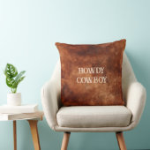 ウェスタンブラウンハウディカウボーイブラウン クッション (椅子)