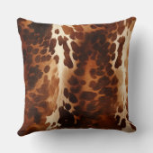 ウェスタンブラウンハウディカウボーイブラウン クッション (裏面)