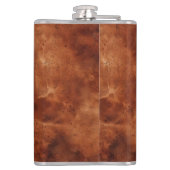 ウェスタンブラウンハウディカウボーイブラウン フラスク (裏面)