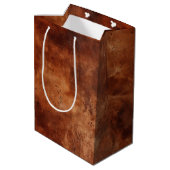 ウェスタンブラウンハウディカウボーイブラウン ミディアムペーパーバッグ (裏面アングル)