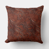 ウェスタンブラウンボヘミアンアート クッション (正面)