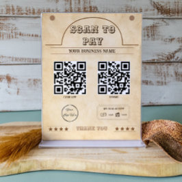 ウェスタンブラウン2 QRコード南部スキャン支払い ポスター