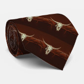 ウェスタンブルスカル結婚ズカントリー ネクタイ (ロール)