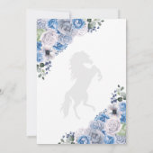 ウェスタンブルーチャロ Save The Date キンセアニェラ 招待状 (裏面)