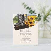 ウェスタンブーツひま素朴結婚フラワー (スタンド正面)