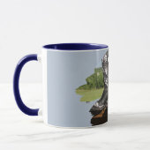 ウェスタンブーツひま素朴結婚フラワー マグカップ (左)