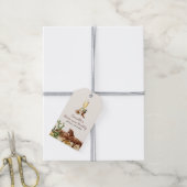 ウェスタンブーツアンドバブリーブライダルシャワー ギフトタグ (より糸付き)