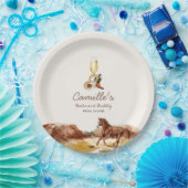 ウェスタンブーツアンドバブリーブライダルシャワー ペーパープレート (パーティー)