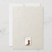 ウェスタンブーツクリスマスカード シーズンカード (裏面)