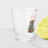 ウェスタンブーツフローラ40番誕生日 ショットグラス (左)