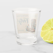 ウェスタンブーツフローラ40番誕生日 ショットグラス (裏面)