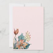 ウェスタンブーツフローラ40番誕生日 招待状 (裏面)