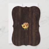 ウェスタンブーツ&きらきら光るバチェロレッテ 招待状 (裏面)