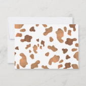 ウェスタンブーツ&バブリーサンキューブライダルシャワー サンキューカード (裏面)