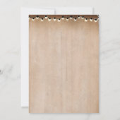 ウェスタンブーツ&バブリーフローラサボテンブライダルシャワー 招待状 (裏面)