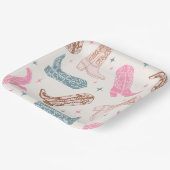 ウェスタンブートパーティープレート ペーパープレート (傾斜あり)