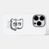 ウェスタンプライドパーソナライズされたモノグラム Case-Mate iPhoneケース (裏面 (横))