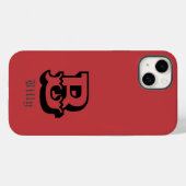 ウェスタンプライドパーソナライズされたモノグラム Case-Mate iPhoneケース (裏面 (横))