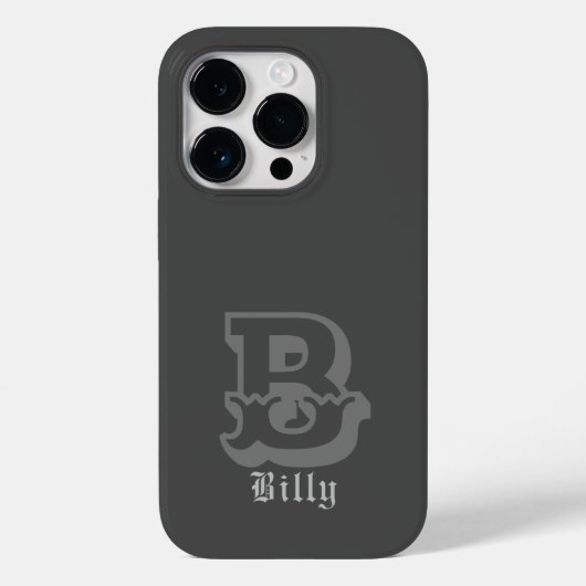 ウェスタンプライドパーソナライズされたモノグラム Case-Mate iPhoneケース (裏面)