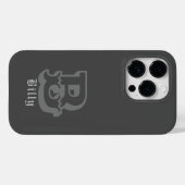 ウェスタンプライドパーソナライズされたモノグラム Case-Mate iPhoneケース (裏面 (横))