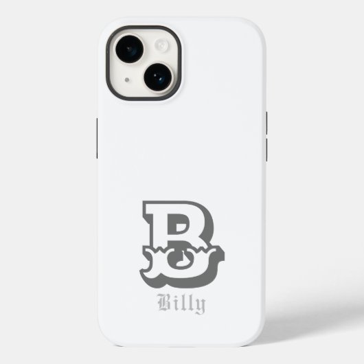 ウェスタンプライドパーソナライズされたモノグラム Case-Mate iPhoneケース (裏面)