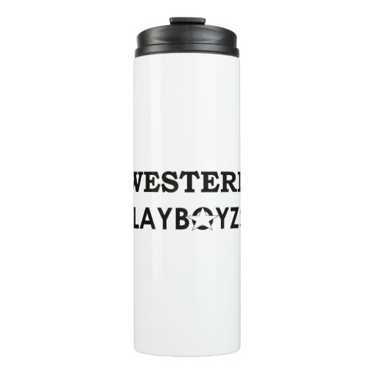 ウェスタンプレイボイズ/JMTスケートボード/ IPIX タンブラー (正面)