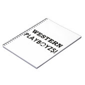 ウェスタンプレイボイズ/JMTスケートボード/ IPIX ノートブック (左側)