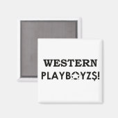 ウェスタンプレイボイズ/JMTスケートボード/ IPIX マグネット (正面/裏面)