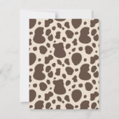 ウェスタンベビーシャワーサンキューカード |カウボーイシャワー サンキューカード (裏面)