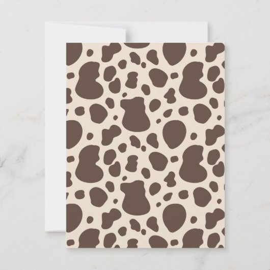 ウェスタンベビーシャワーサンキューカード |カウボーイシャワー サンキューカード (裏面)