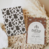 ウェスタンベビーシャワー招待状 招待状