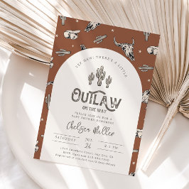 ウェスタンベビーシャワー招待状 招待状