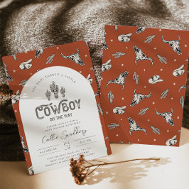 ウェスタンベビーシャワー招待状 招待状