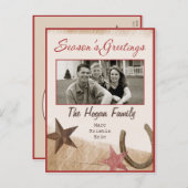 ウェスタンホリディフォトポストカード シーズンポストカード (正面/裏面)