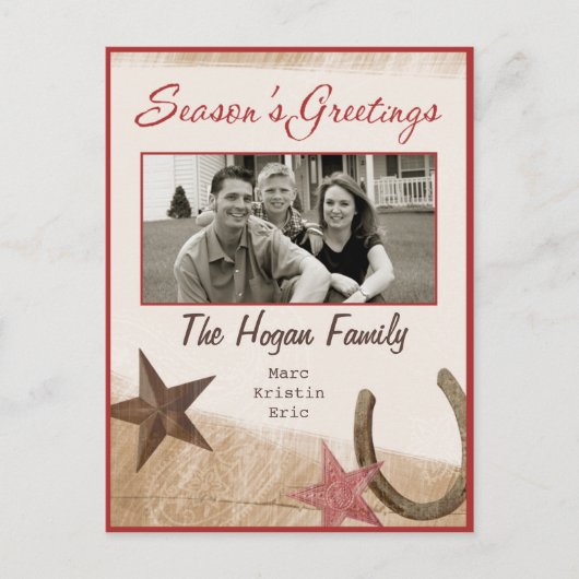 ウェスタンホリディフォトポストカード シーズンポストカード (正面)