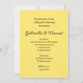 ウェスタンホースサドルカントリーウェディングシャワー 招待状 (裏面)