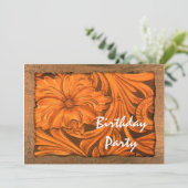 ウェスタンホースサドルバーンバースデーパーティー 招待状 (スタンド正面)