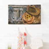 ウェスタンホースシューカウボーイハットラッソ 横断幕 (インサイチュ)