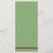 ウェスタンホースシューズの結婚式 メニュー (裏面)