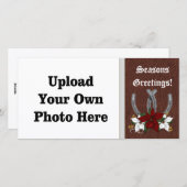 ウェスタンホースシューホリデーフォトカード シーズンカード (正面/裏面)