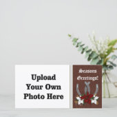 ウェスタンホースシューホリデーフォトカード シーズンカード (スタンド正面)