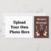 ウェスタンホースシューホリデーフォトカード シーズンカード (正面)