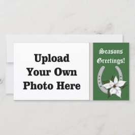 ウェスタンホースシューホリデーフォトカード シーズンカード